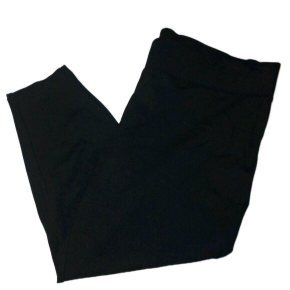 Torrid Black Plus Size 4R Cropped Career Casual Pants Stretch - Picture 1 of 6